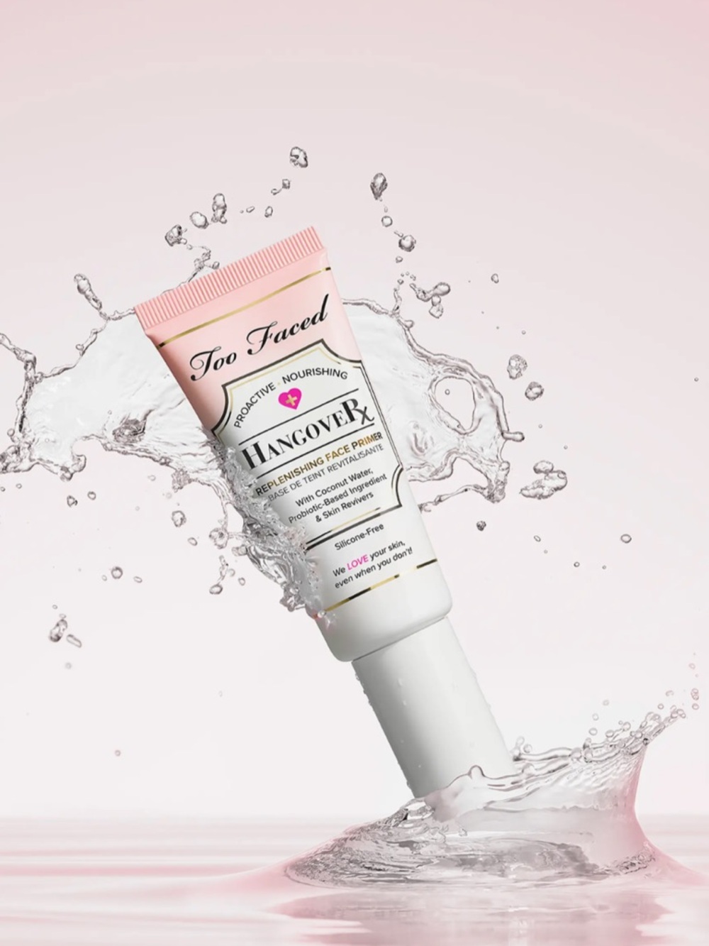 NEW $44 Too Faced Hangover Replenishing Face Primer - Full Size